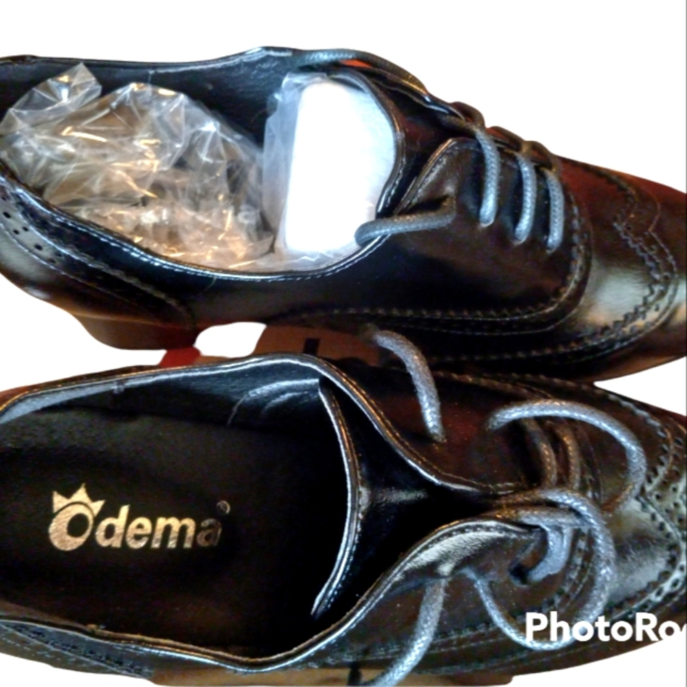 Odema black women's heels size 7/7.5/38
